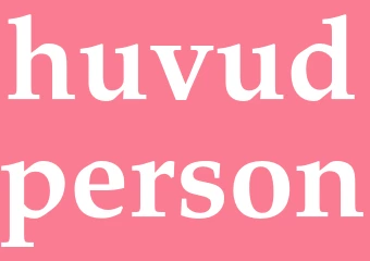 Synonym huvudperson
