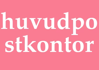 Synonym huvudpostkontor