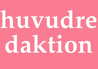 Synonym huvudredaktion