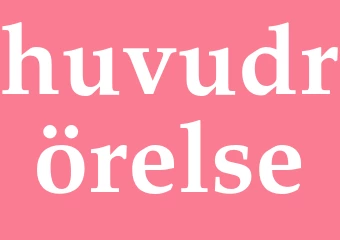 Synonym huvudrörelse