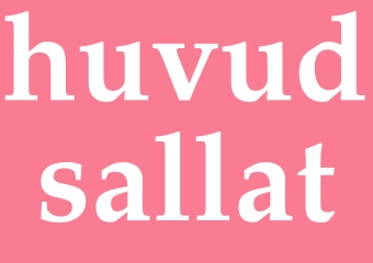 Synonym huvudsallat