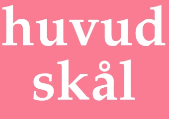 Synonym huvudskål
