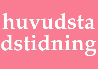 Synonym huvudstadstidning