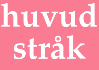Synonym huvudstråk