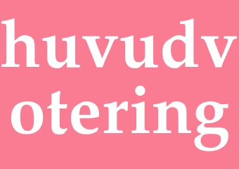 Synonym huvudvotering