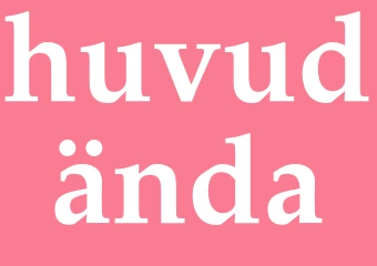 Synonym huvudända