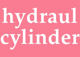 Synonym hydraulcylinder