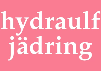Synonym hydraulfjädring