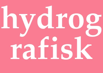 Synonym hydrografisk