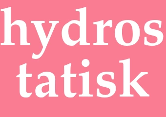 Synonym hydrostatisk