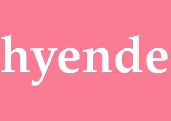 Synonym hyende