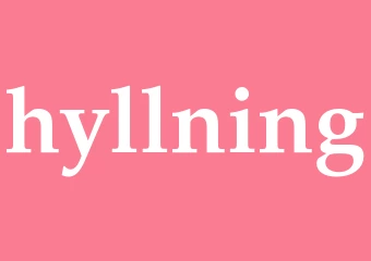 Synonym hyllning