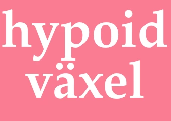 Synonym hypoidväxel