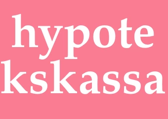 Synonym hypotekskassa