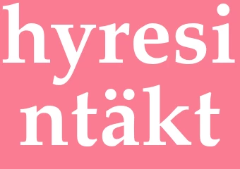 Synonym hyresintäkt