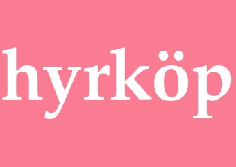 Synonym hyrköp