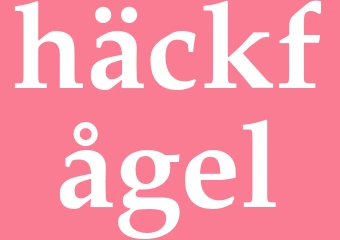 Synonym häckfågel