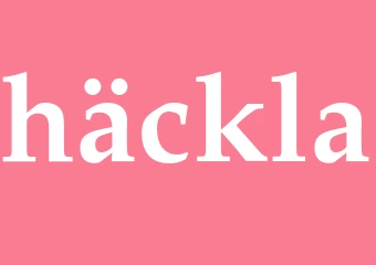 Synonym häckla
