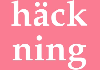 Synonym häckning