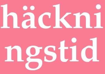 Synonym häckningstid