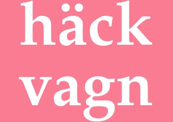 Synonym häckvagn