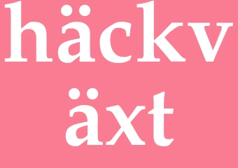 Synonym häckväxt