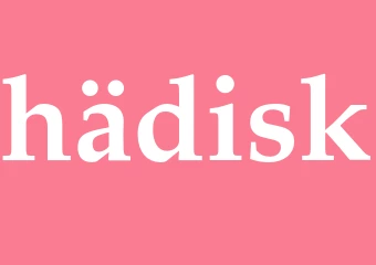 Synonym hädisk