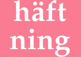 Synonym häftning