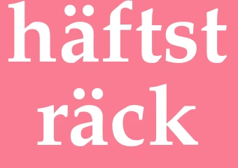 Synonym häftsträck