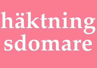 Synonym häktningsdomare