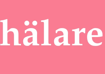 Synonym hälare