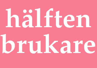 Synonym hälftenbrukare