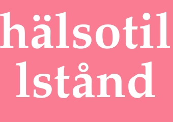 Synonym hälsotillstånd