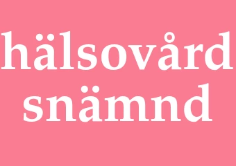Synonym hälsovårdsnämnd