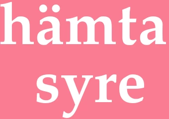 Synonym hämta syre