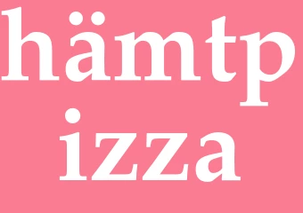 Synonym hämtpizza