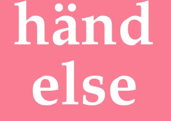 Synonym händelse