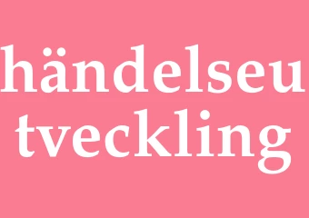 Synonym händelseutveckling