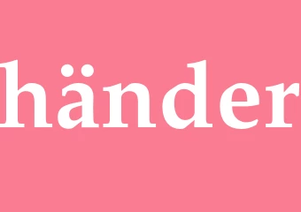 Synonym händer
