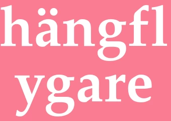 Synonym hängflygare