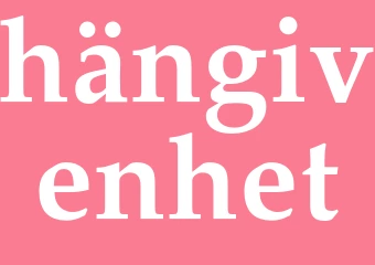 Synonym hängivenhet