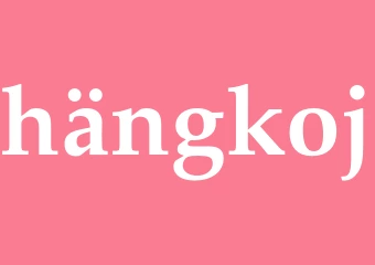 Synonym hängkoj