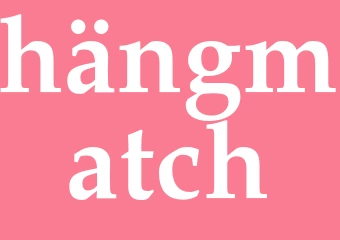 Synonym hängmatch