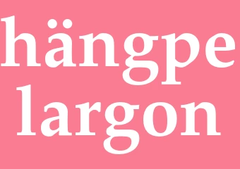 Synonym hängpelargon