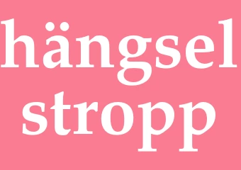 Synonym hängselstropp