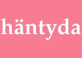 Synonym häntyda