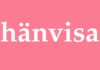 Synonym hänvisa