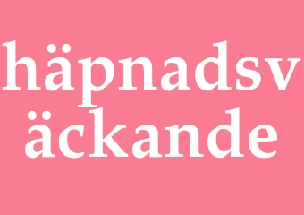 Synonym häpnadsväckande