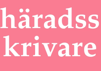Synonym häradsskrivare