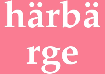 Synonym härbärge